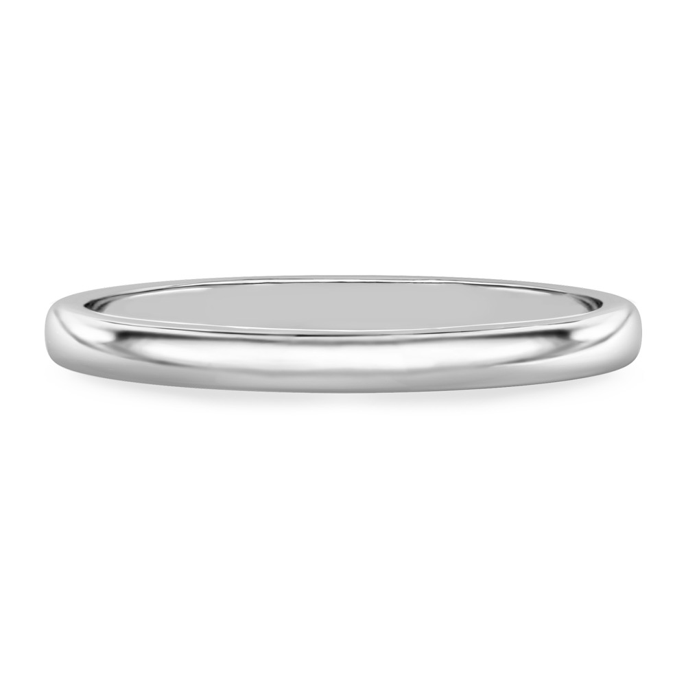 2mm wedding band white gold 2mm wedding band in white gold