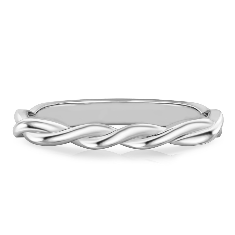 twisted wedding band white gold twisted wedding band in white gold